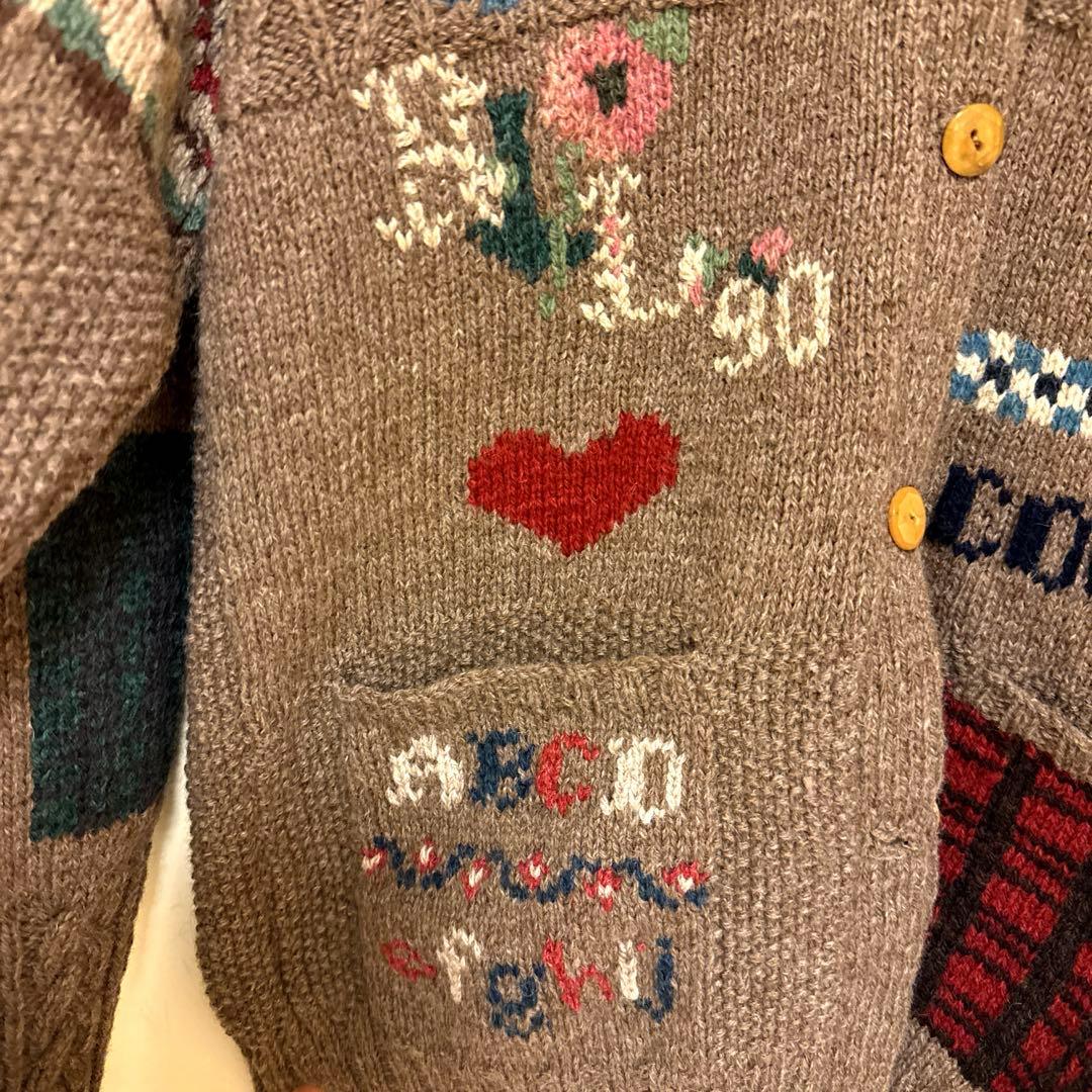 ラルフローレンカントリー　ニットカーディガン