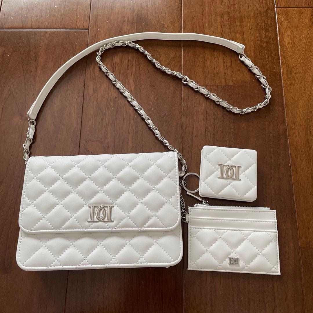 Darich ダーリッチ DDロゴキルティング トラベルセット ホワイト　新品