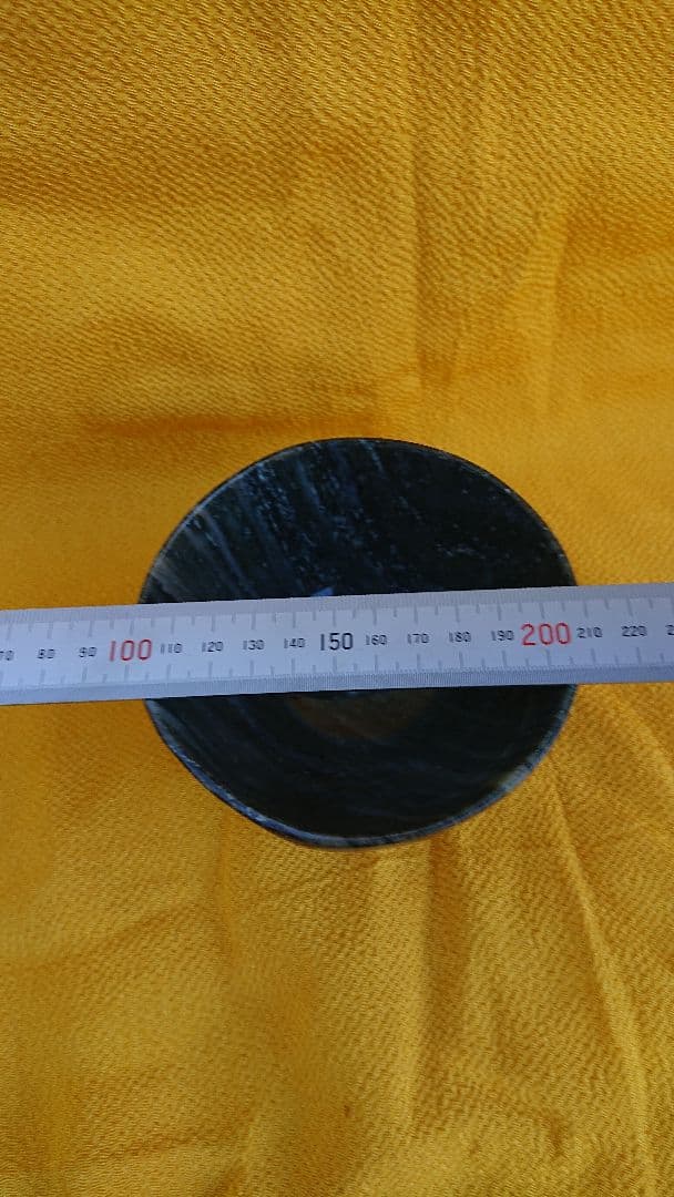 石茶碗、緑色片岩、自然石、手作り石茶碗、倉田辰彦 作