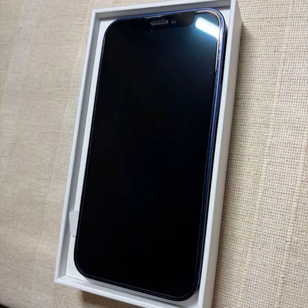 iPhone 12mini 128GB ブルー　SIMフリー 純正ケーブル付き