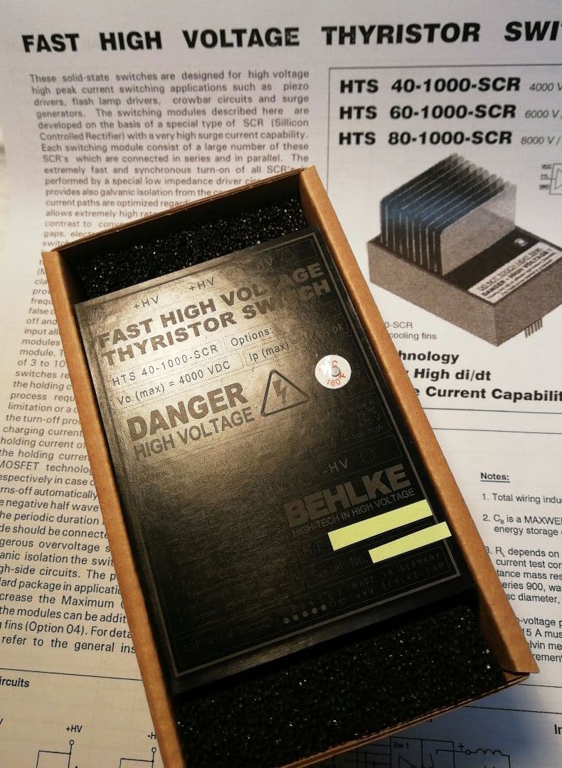 BEHLKE High Voltage Thyristor Switch 新品