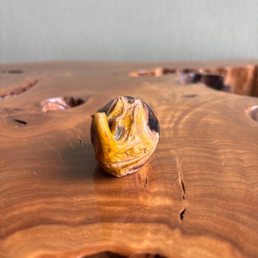 佐々木二六造 茄子形香合 松伯庵 茶道具 共箱