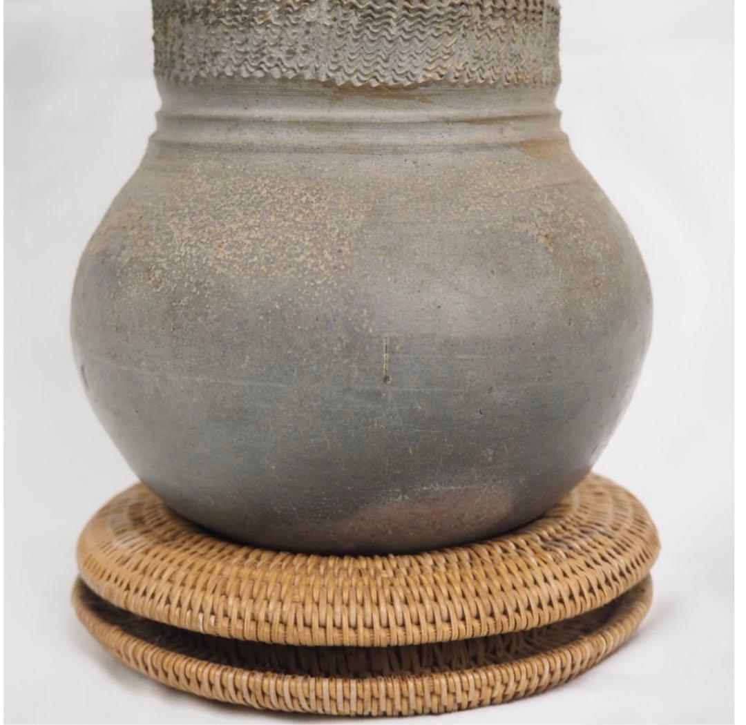 送料無料　5世紀末～6世紀　須恵器壺　自然釉あり　発掘品 出土品 須恵器