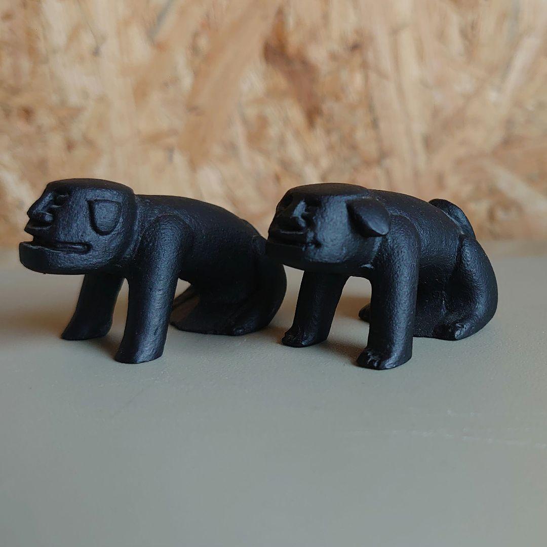 盛岡天満宮 狛犬 南部鉄器