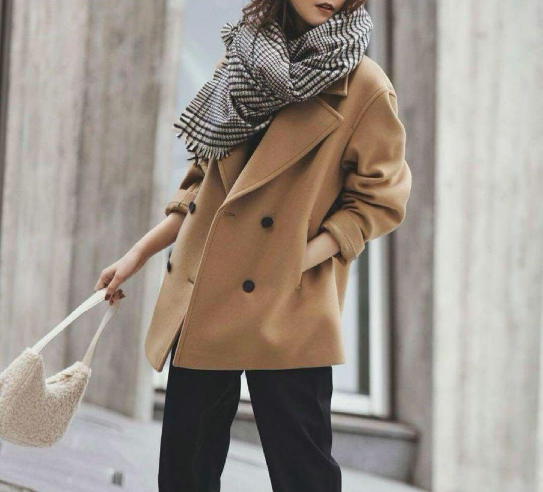 半額以下‼️23区 ソフトメルトン Pコート ピーコート