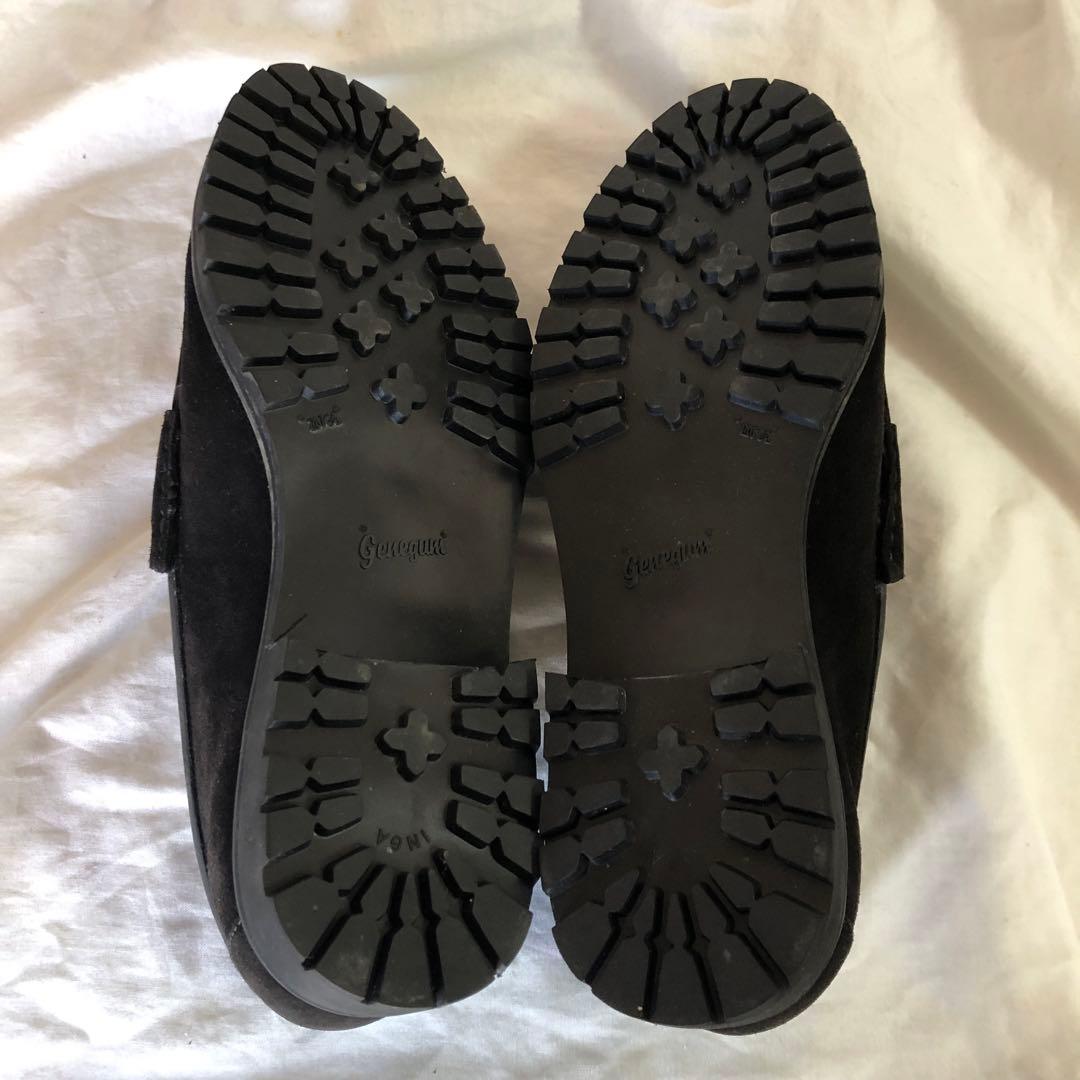 GUCCI グッチ ホースビット スエード ローファー ブラック 43