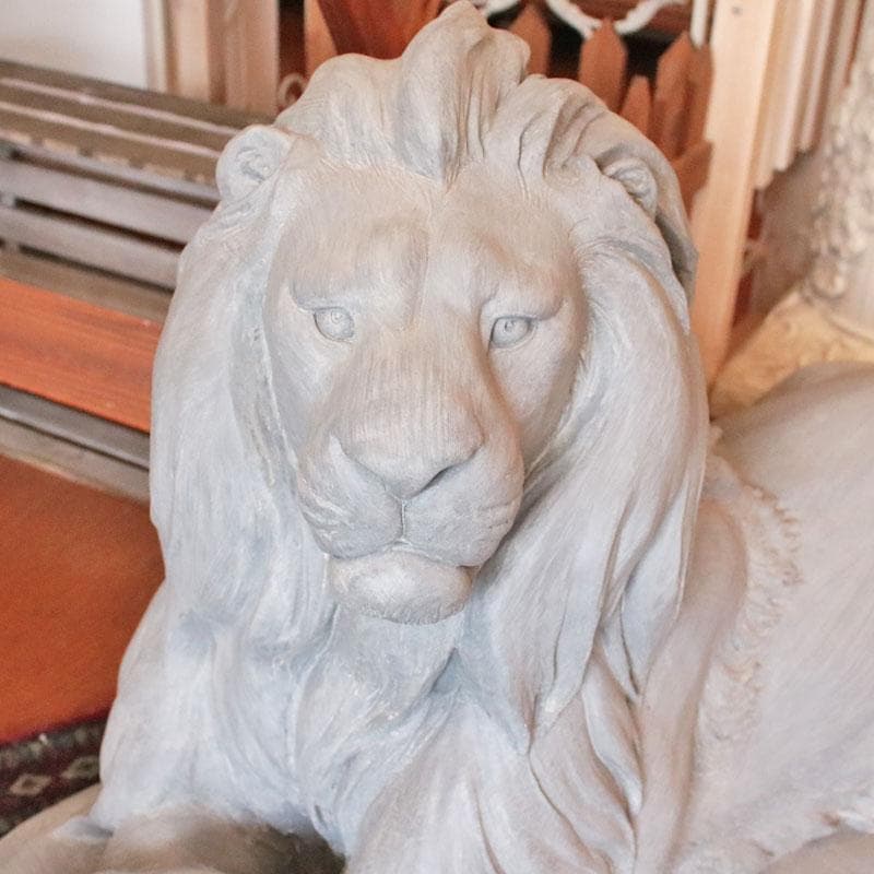 ライオン 彫刻オブジェ クラシックインテリア 143-160