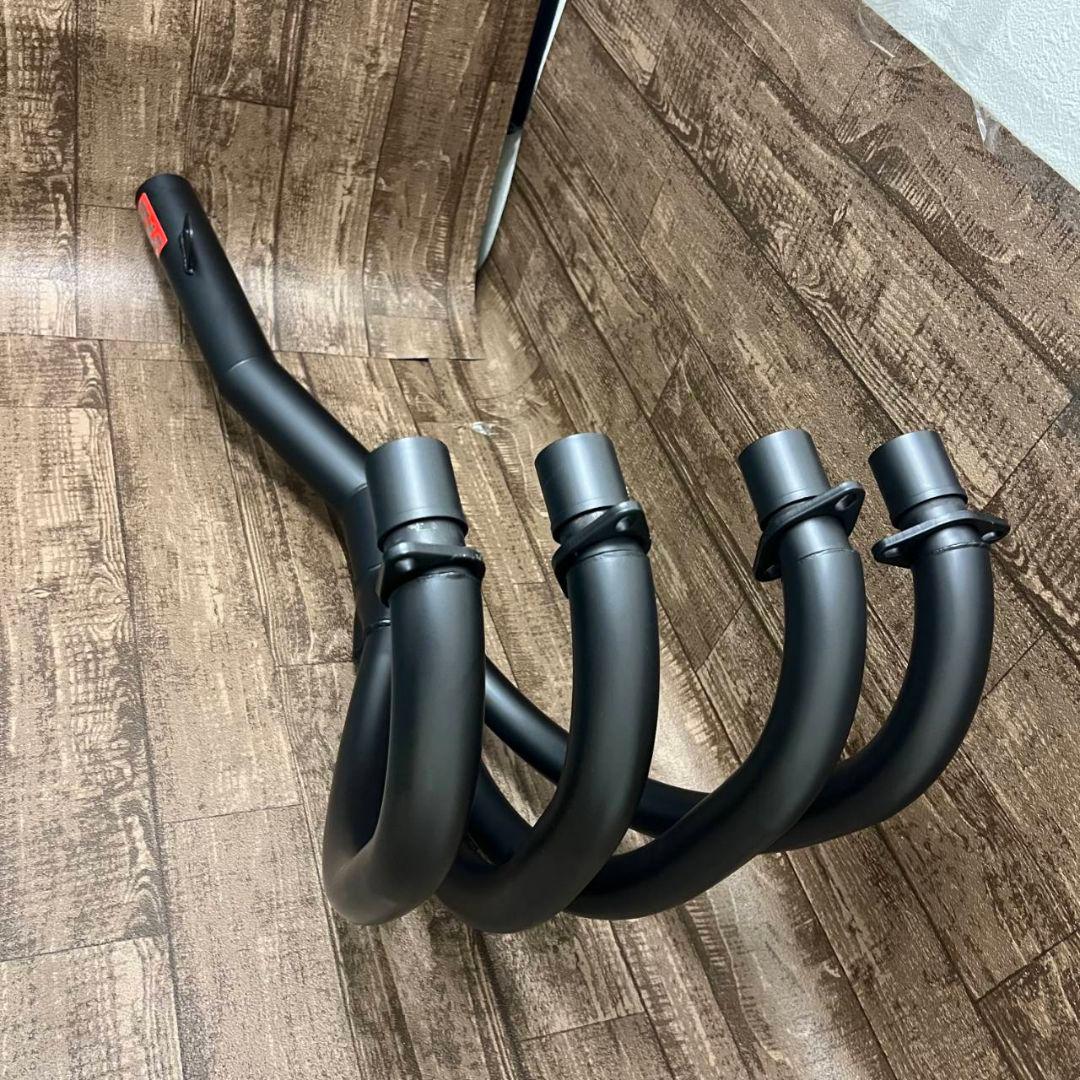 Z1 Z2　集合管　機械曲げマフラー黒　送料込み