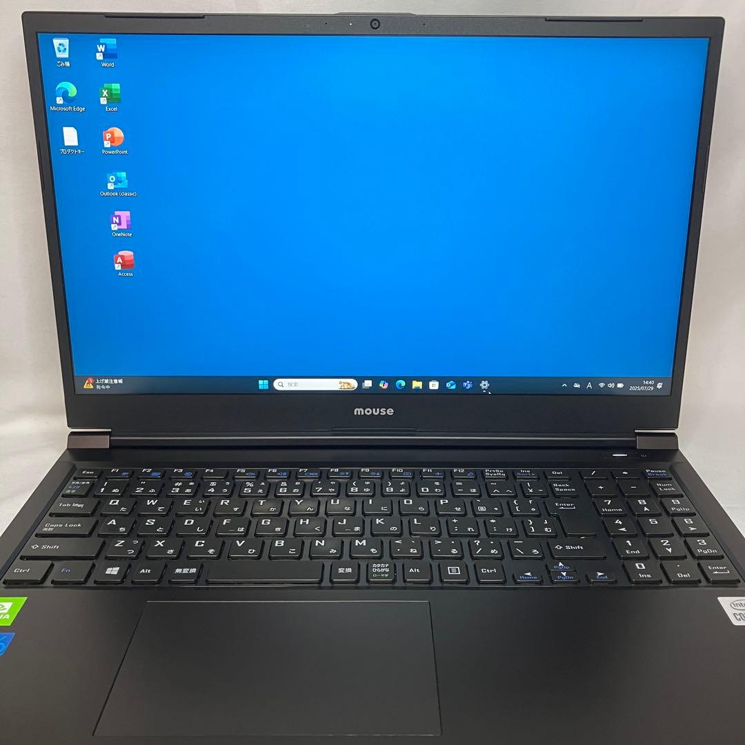 準美品 mouse K5 i7 16GB SSD 1TB MX350 オフィス