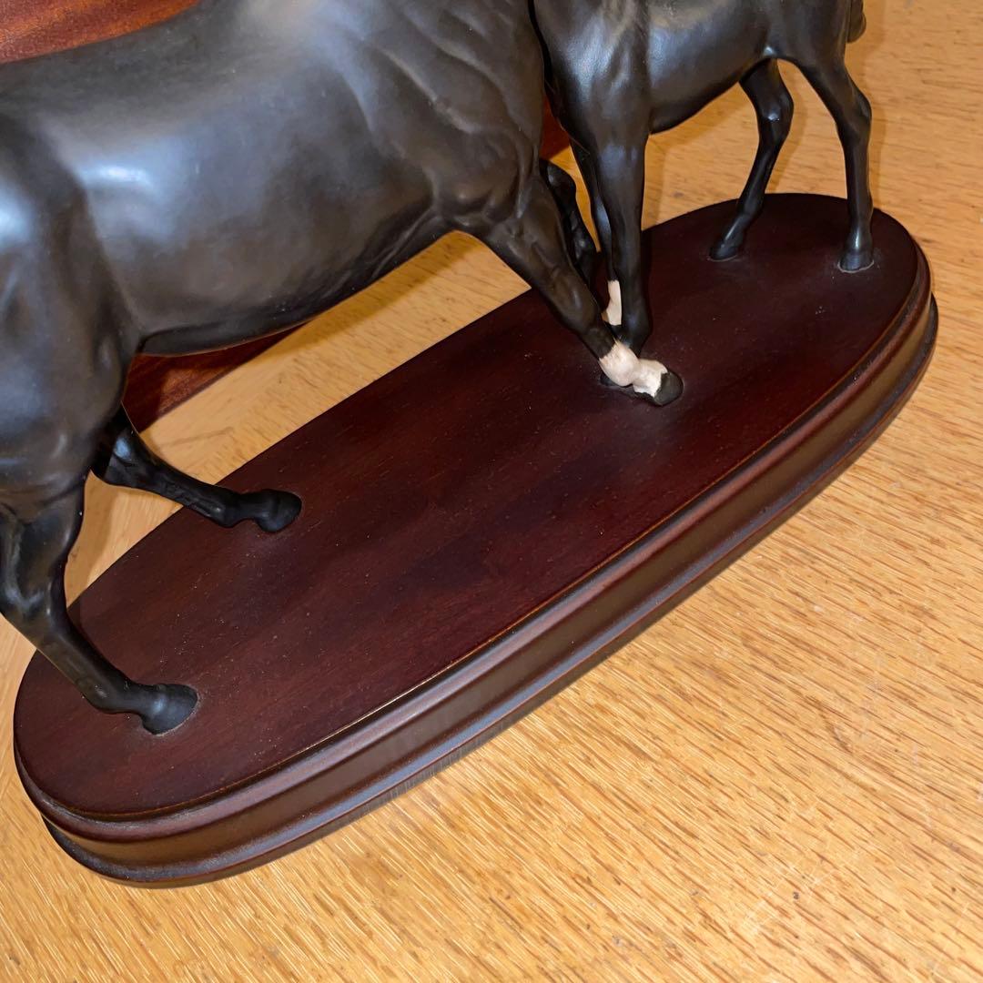 ロイヤルドルトン　馬　置物　 Black Beauty ＆ Foal