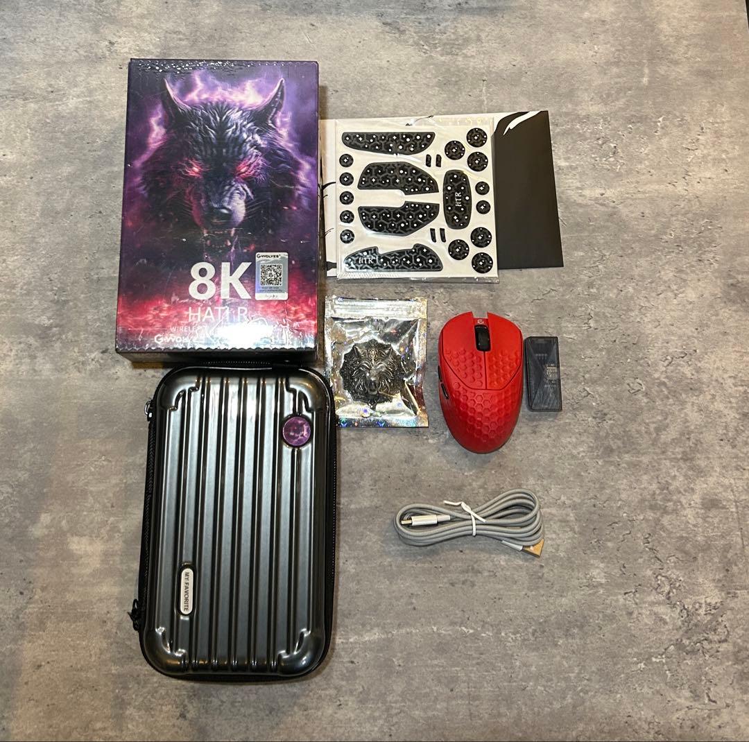 【ほぼ未使用】G-Wolves Hati R 8K ゲーミングマウス
