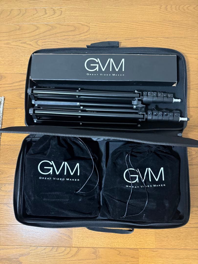 GVM RGB LEDビデオライト アプリコントロール付き撮影用照明 800D