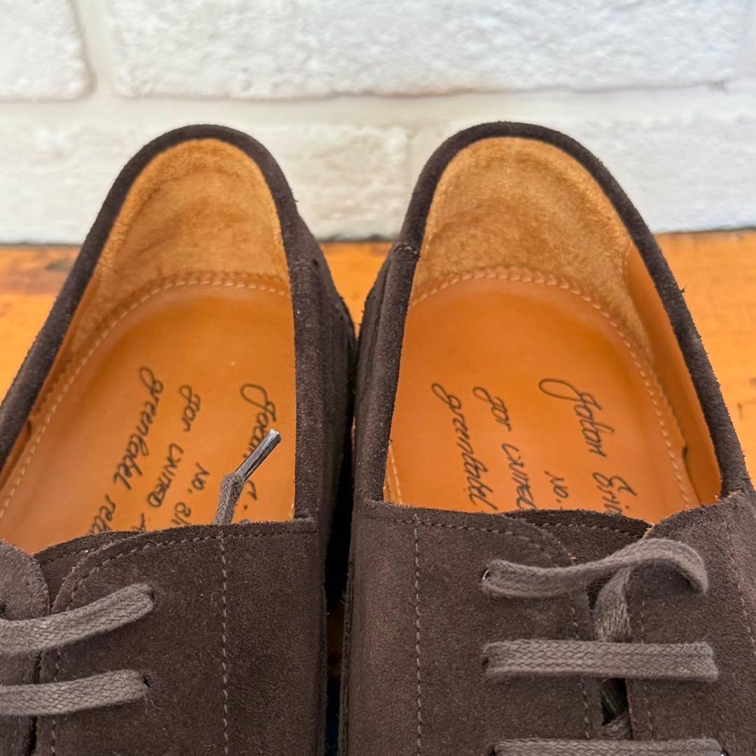 1度使用の極美品【Jalan Sriwijaya】4アイレット　スエードモカシン