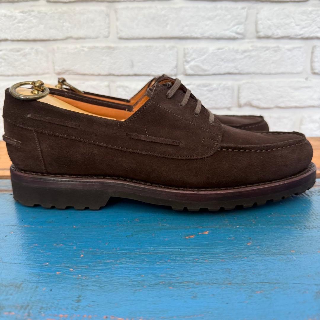 1度使用の極美品【Jalan Sriwijaya】4アイレット　スエードモカシン