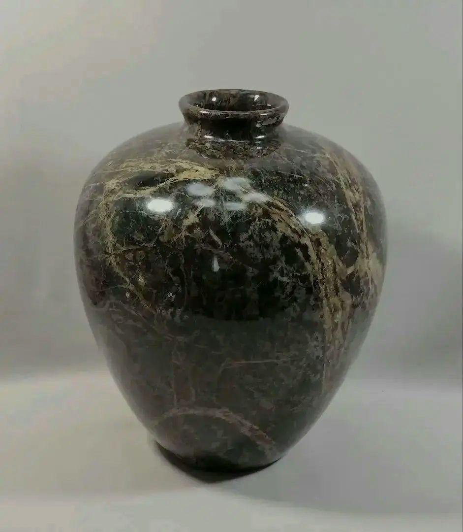 未使用 大理石調 テラゾ 壺 花瓶 フラワーベース インテリア 高級感