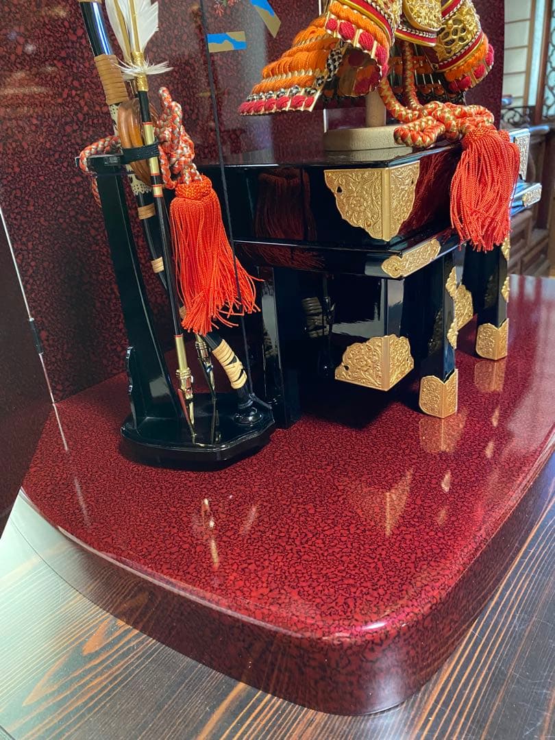 【猫みい専用】 伝統的 五月人形 赤金