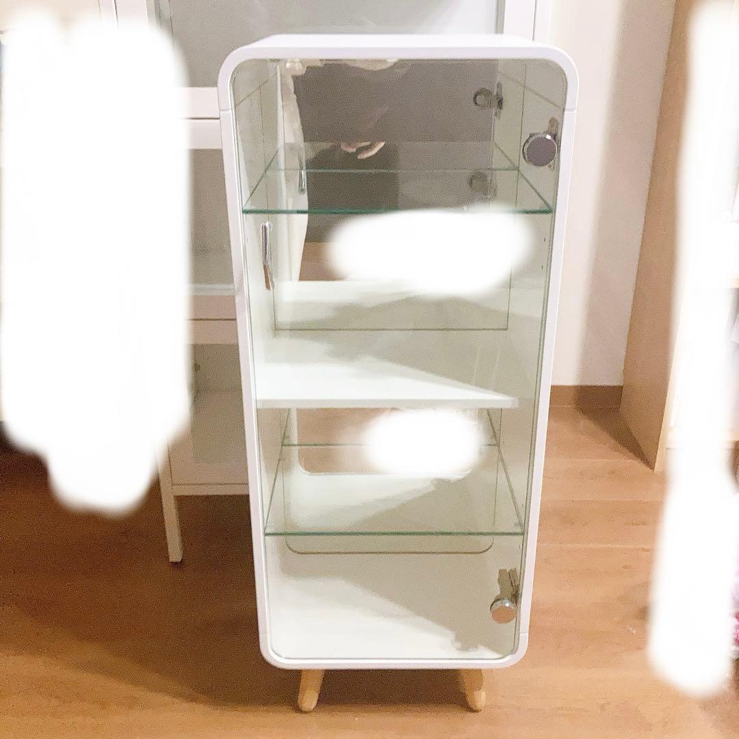 パレットライフ フィギュアケース ホワイト 4段 コレクションケース