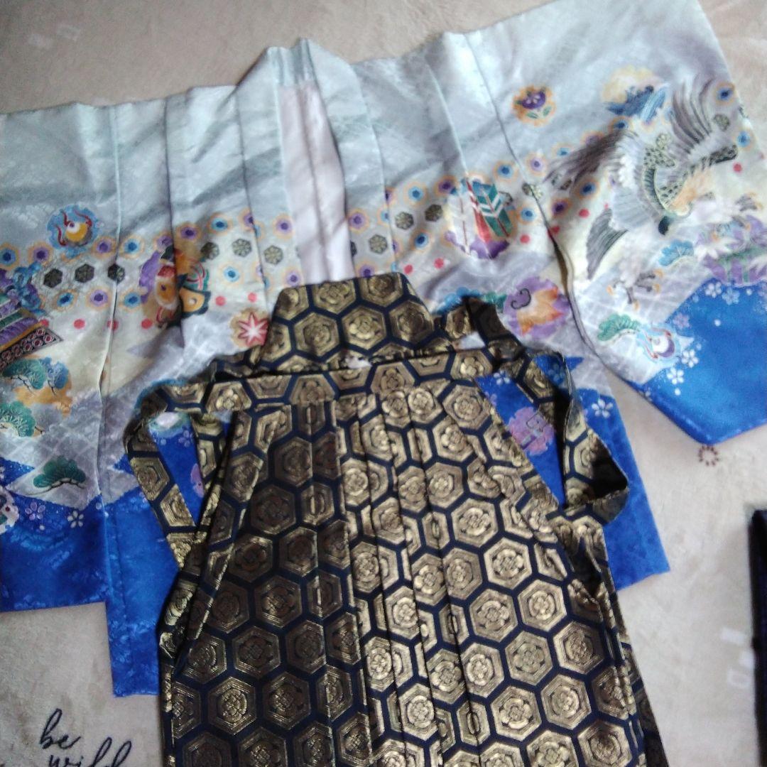 男の子用・3歳向け・化繊・袴とお着物のセット