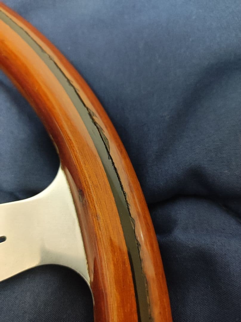 NARDI（ナルディ）風　ウッドステアリング　36cm