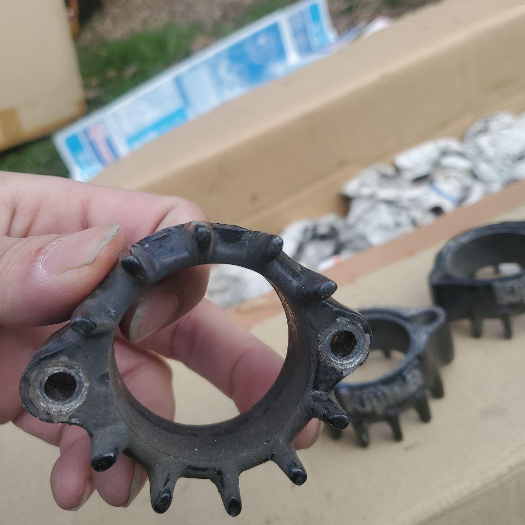 CBX400F用Kijima マフラー部品 フランジ4個セット