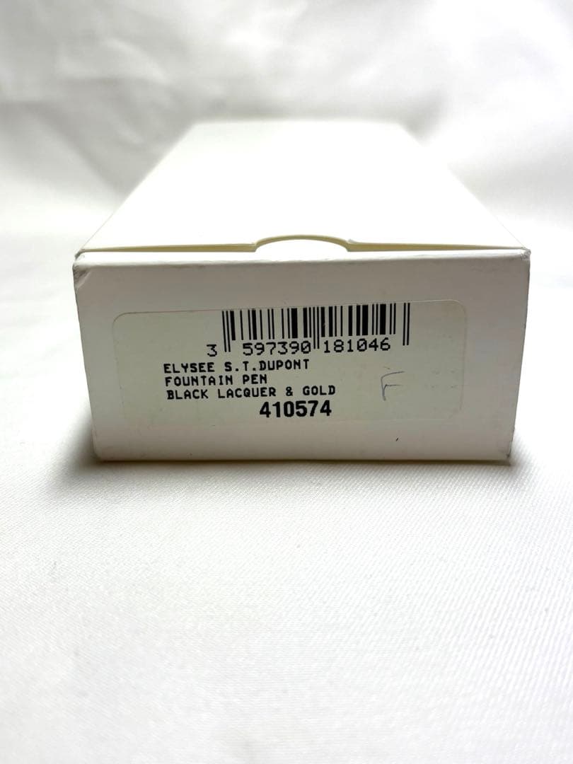 美品　エス・テー・デュポン　エリゼ　ブラックラッカー＆ゴールド ラインD 細字