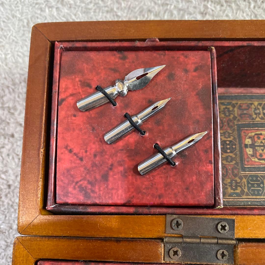 万年筆セット 木製ケース付き