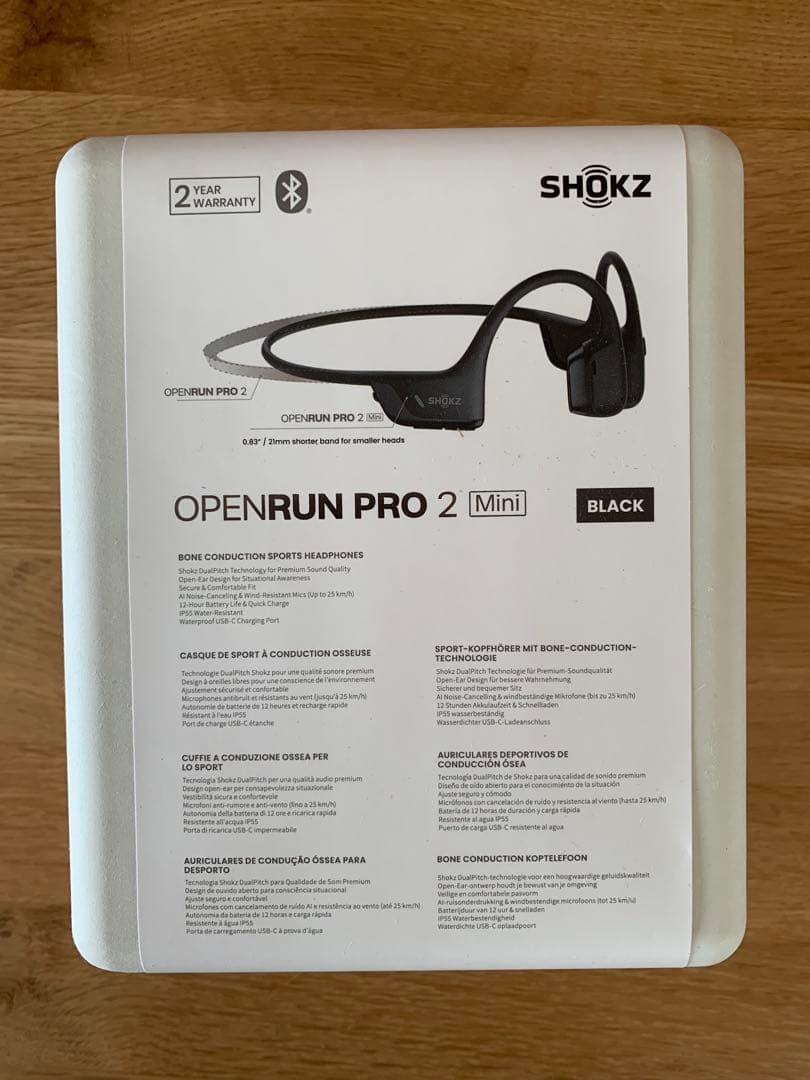 【新品未開封】SHOKZ OPENRUN PRO 2 Mini 骨伝導イヤホン