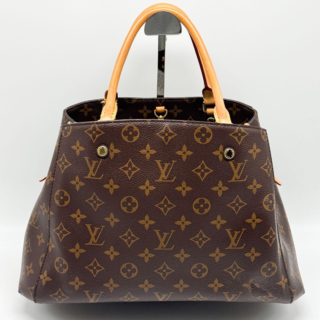 ルイヴィトン モノグラム モンテーニュ MM ハンドバッグ 鞄 ショルダーバッグ