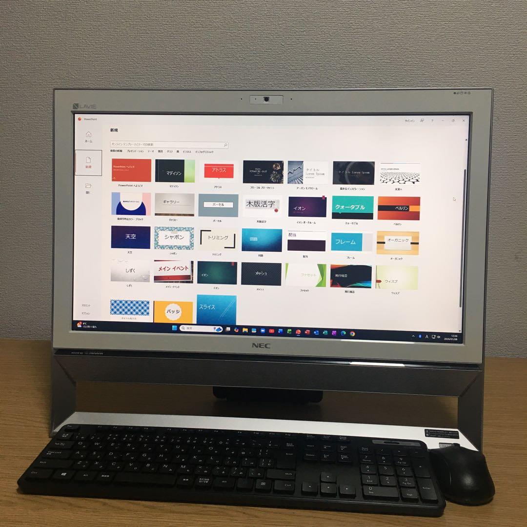 NEC LAVIE Win11 21.5インチ 地デジ 一体型 デスクトップPC