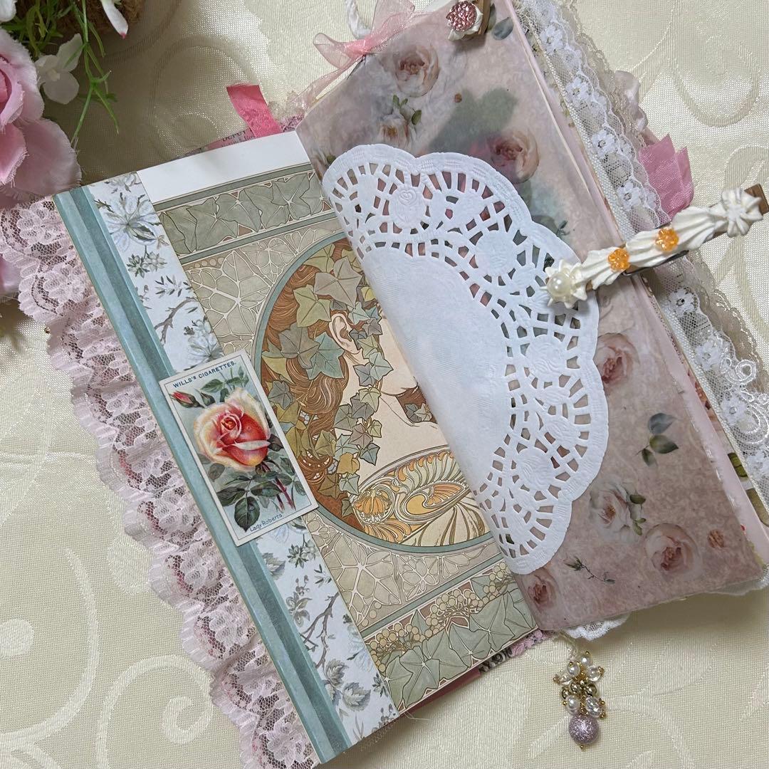 薔薇とレースのジャンクジャーナル・雑記帳　ミュシャに魅せられて…