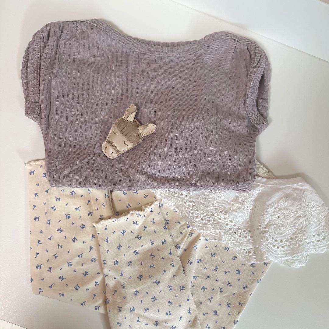 トップス soor ploom Sundae Tee Cloud Pointelle 2y