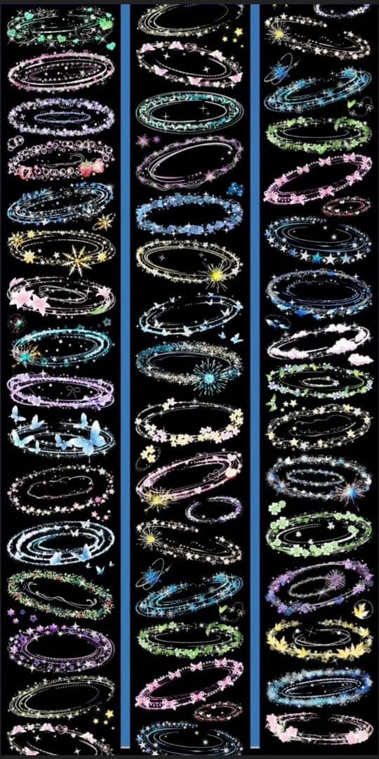 贝壳银 浮漪幻梦 9cm×10.5m 海外マスキングテープ　海外マステ　装飾