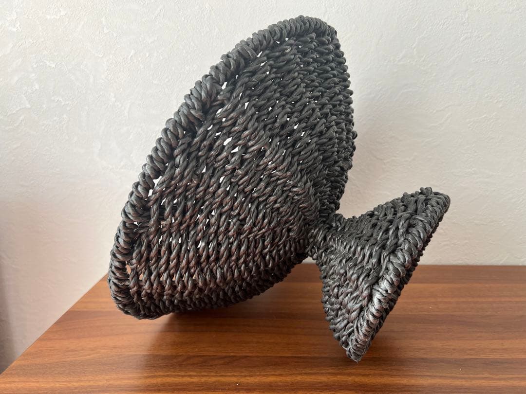 バスケット☆ブラック　ラタン