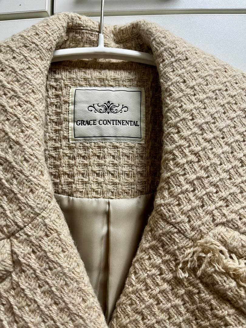 グレースコンチネンタル　コート　フリンジ