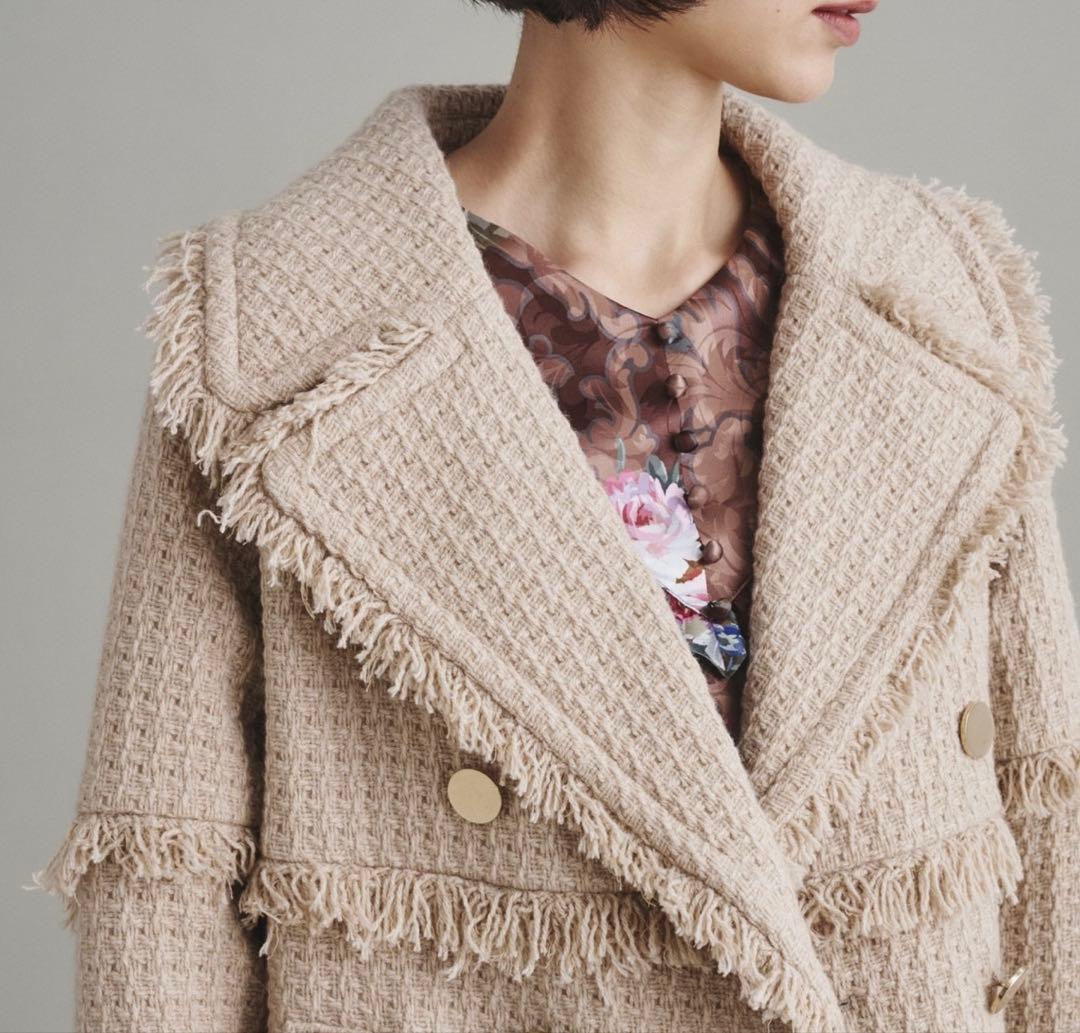 グレースコンチネンタル　コート　フリンジ