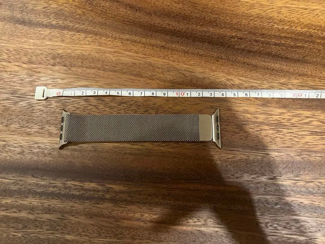 Apple Watch 純正ゴールドミラネーゼループ