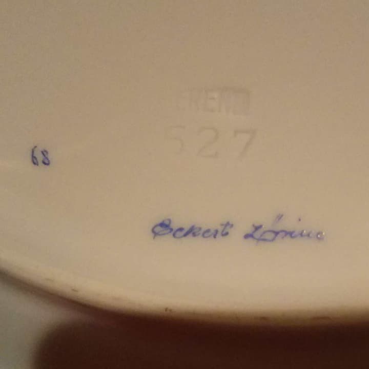 希少ヘレンドハンドペイントフラワーブーケプレート