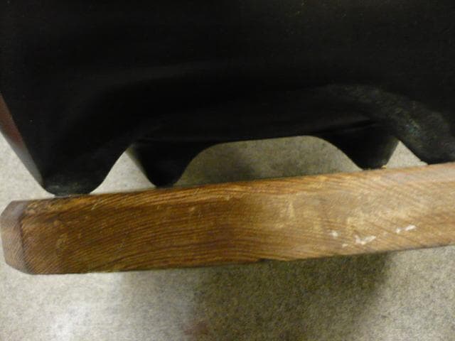 古銅 波に千鳥 宣徳 瓶掛 [B31500]