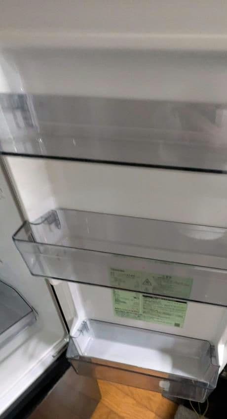 【2021年製】東芝 冷蔵庫 153L GR-T15BS(K) ブラッ