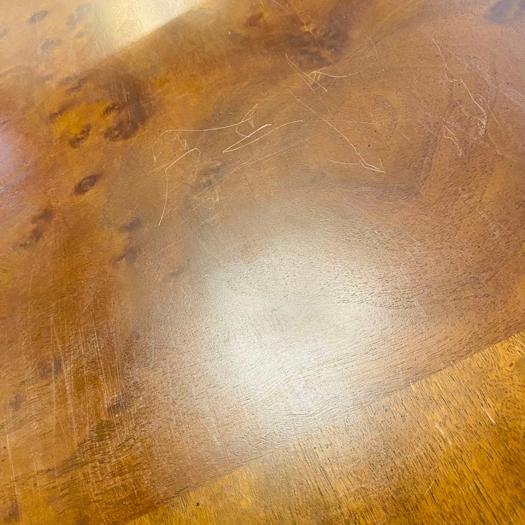 ドレクセルヘリテイジ　トライユン ガラストップ センターテーブル ローテーブル