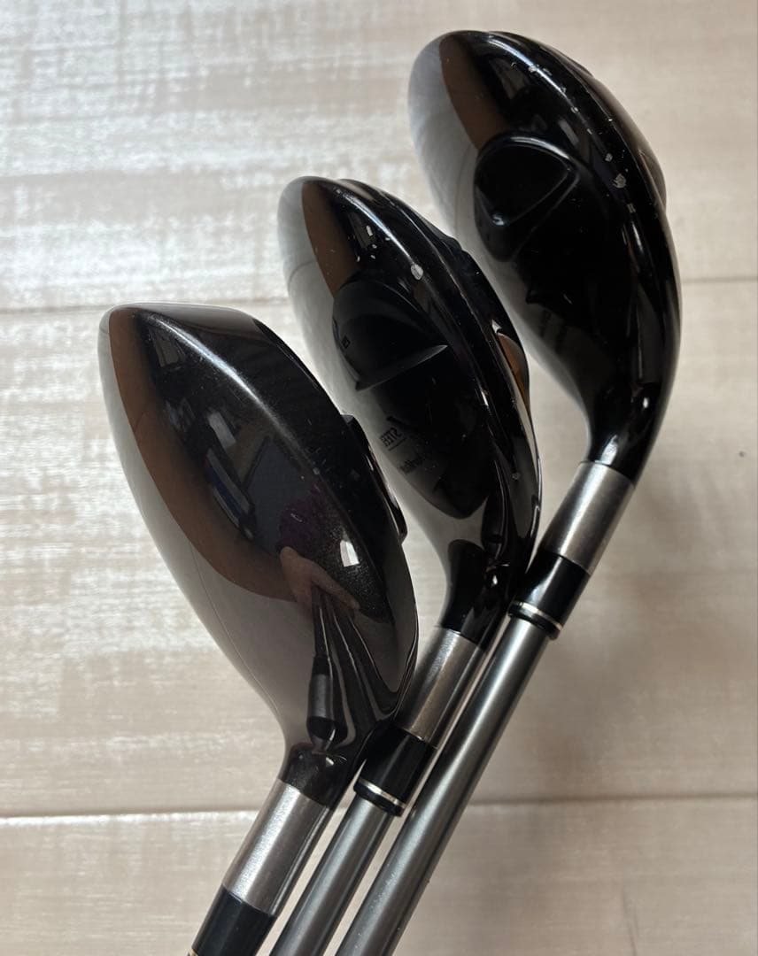 テーラーメイド ウッドdraw r7の5と7 & v steel 3セット