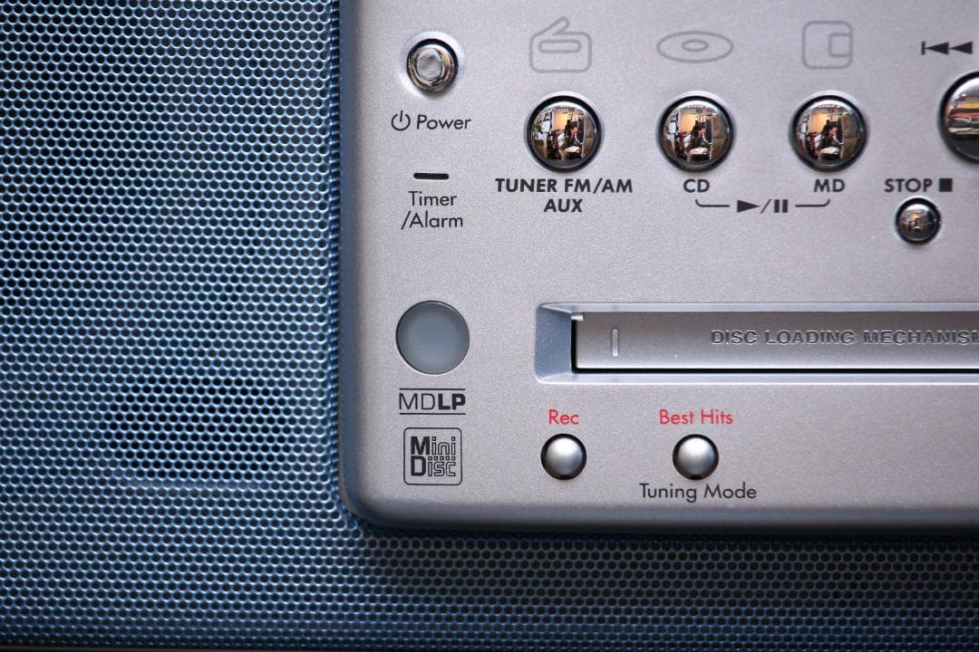 KENWOOD MDX-K1 CD/MD/TUNER コンポ ラジカセ シルバー