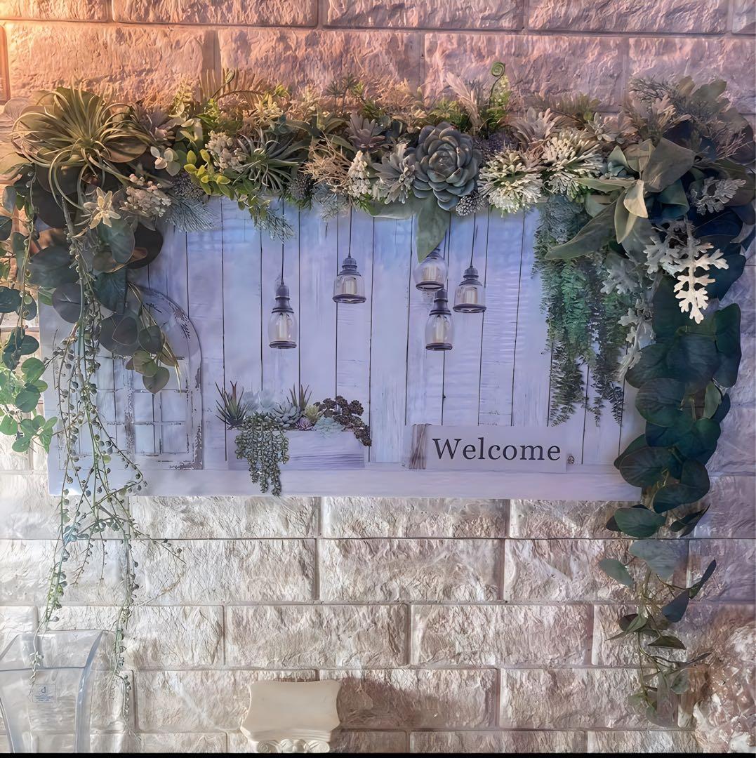 光触媒　人工観葉植物　ウォールグリーン　フェイクグリーン　ハンドメイド　！！！