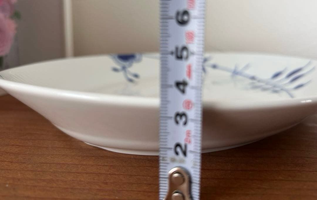 ブルーフルーテッド　メガ　オーバル　ディープ　2枚