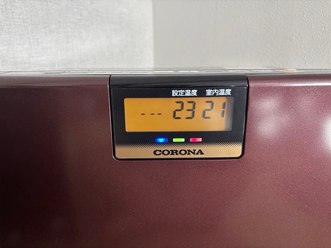 【美品】CORONA 石油ファンヒーター ダークブラウン　FH-VX3617BY