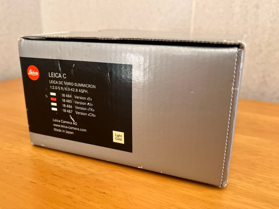 【未使用品】LEICA ライカ C (Typ112)ライトゴールド