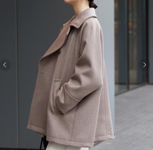 【新品・未使用】IENA イエナ 二重織シャルム オーバーコート ブラウン　38