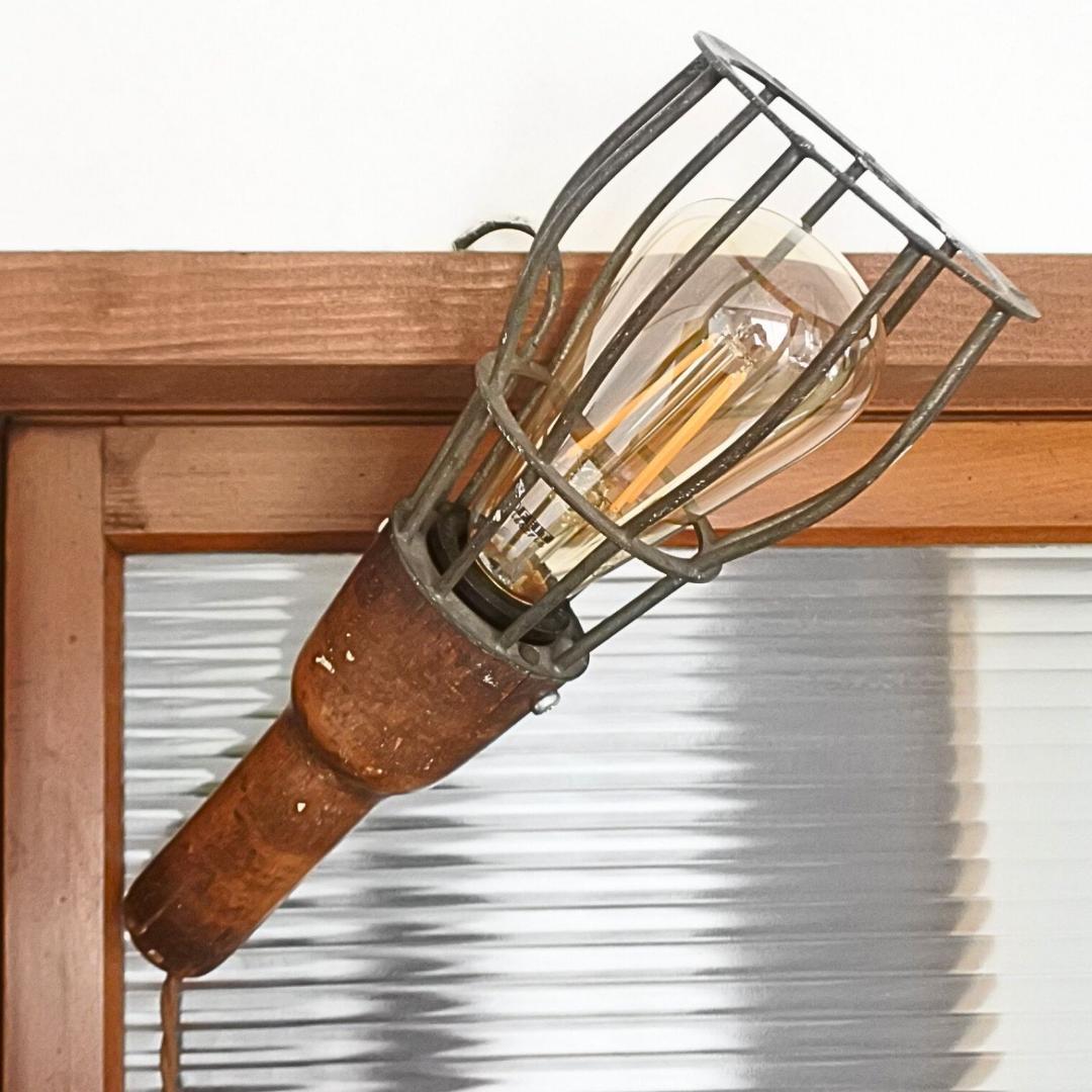 30-40's McGILL社 インダストリアル トラブルランプ ワークライト