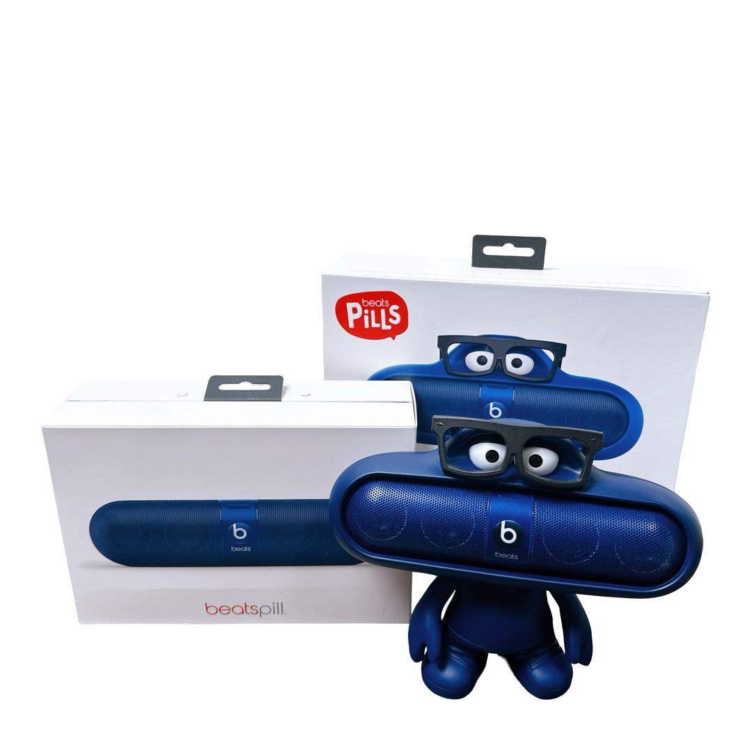【バッテリー新品交換】beats pill ブルー　スタンドフィギュア