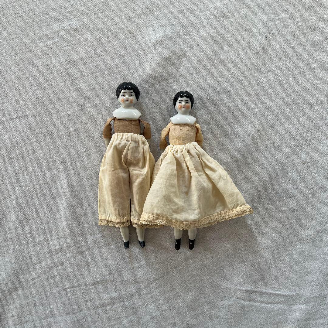 アンティーク　ドイツ　チャイナヘッドドール